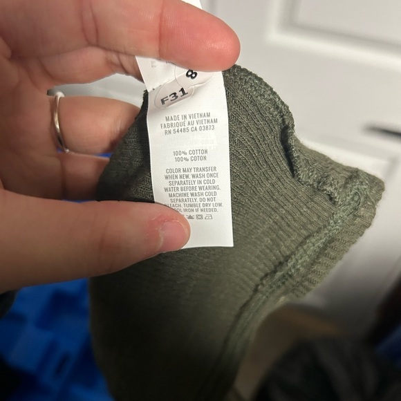 Aerie Green Tank  Top - Picture 4 of 4
